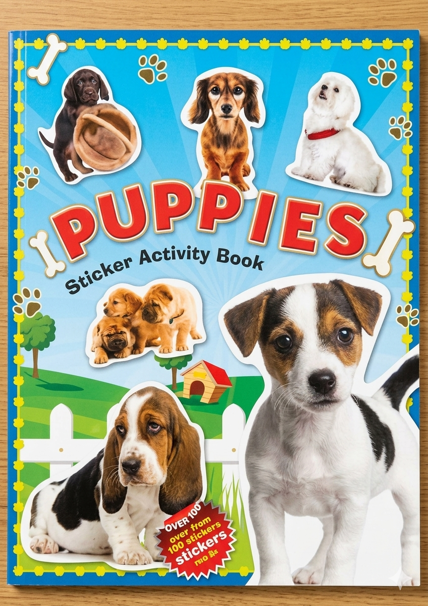 Puppies - Sticker Activity Book