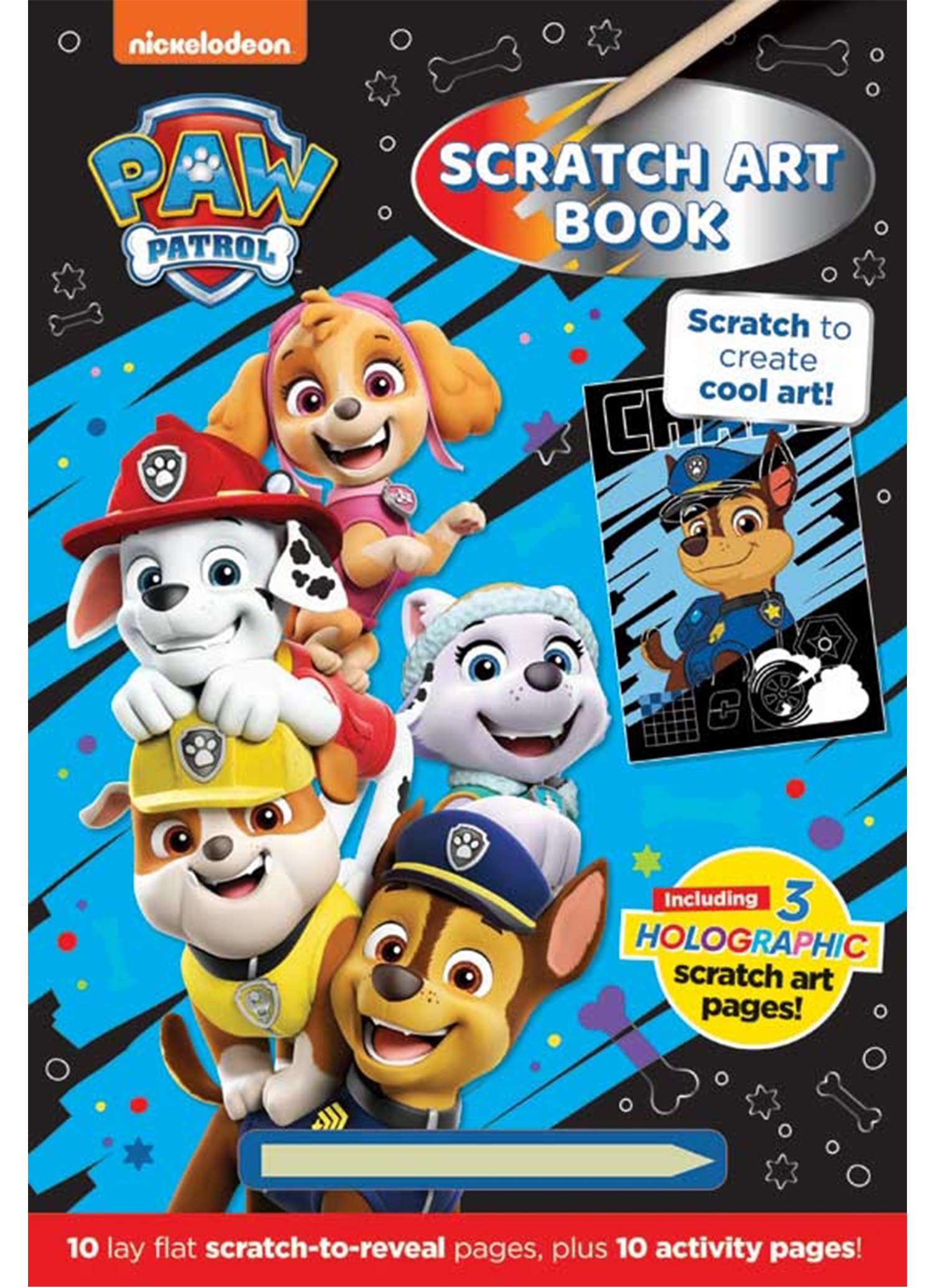 Paw Patrol - Scratch Art Book