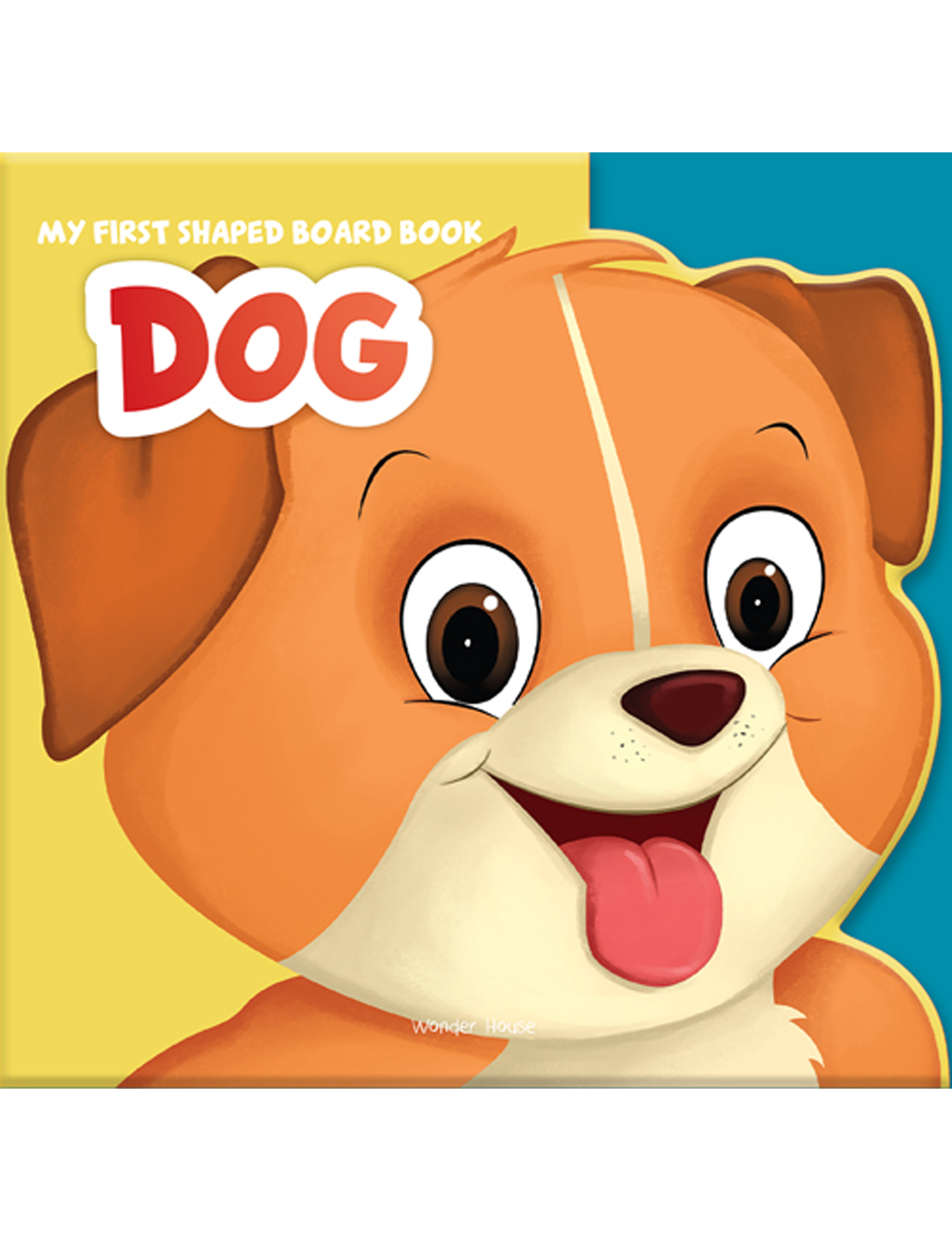 My First Shaped Board Book - Dog Die-Cut Animals Picture Book for Children