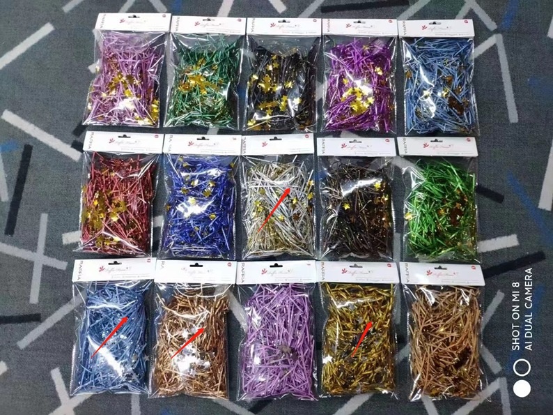 Raphia Shredded Glitter 30 grms