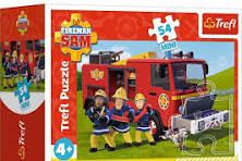 Puzzle 54 Mini Fireman Sam On Standby Prism A&D Fireman Sam Trefl 54205