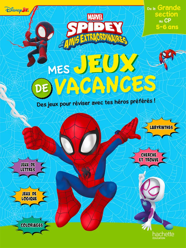 Spidey Et Ses Amis Extraordinaires - Mes Jeux De Vacances 2025 - GS-CP