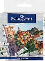 Oil Colours Creative Studio Set Of 12 Tubes X 9ml Faber Castell 379512