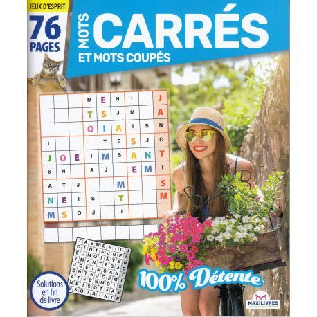 Mots Carrés Et Mots Coupés - 100% Detente (Fille)