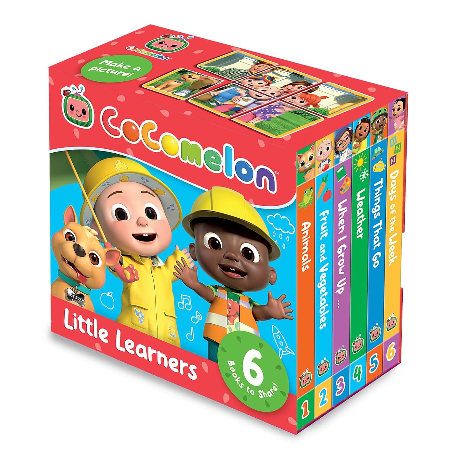 Little Learners - Cocomelon (6 Mini Board Books)