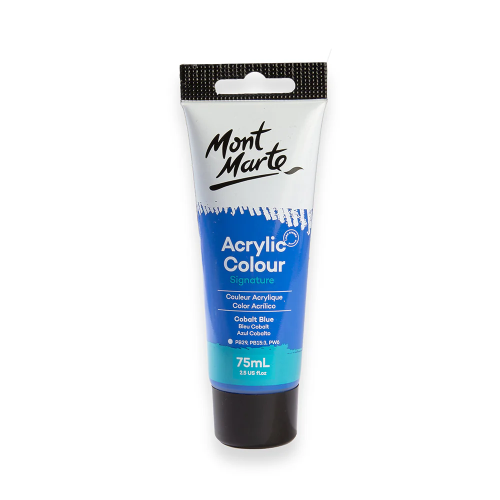 Acrylic Paint 75ml Colour Cobalt Blue Mont Marte