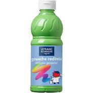 LB EDUCATION GOUACHE REDIMIX 500ML BTL LEAF GREEN