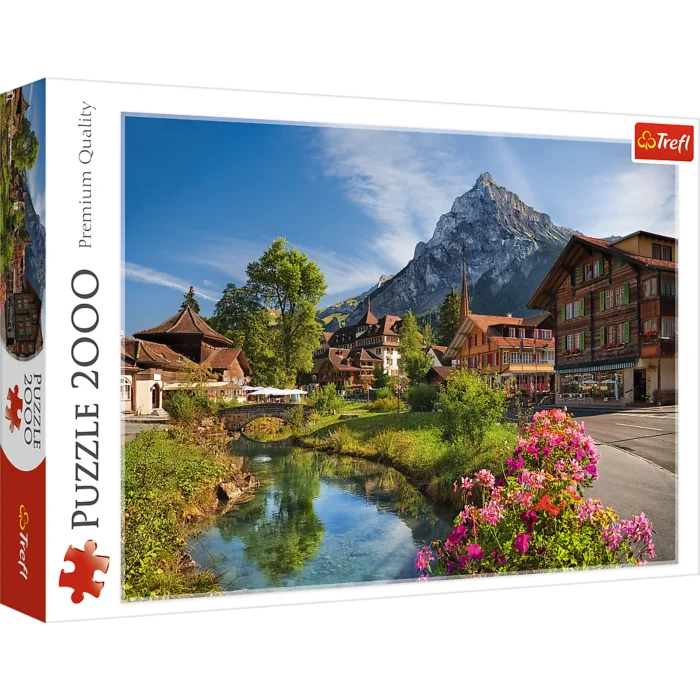 Puzzles -  2000  - Alps in the summer   500 px