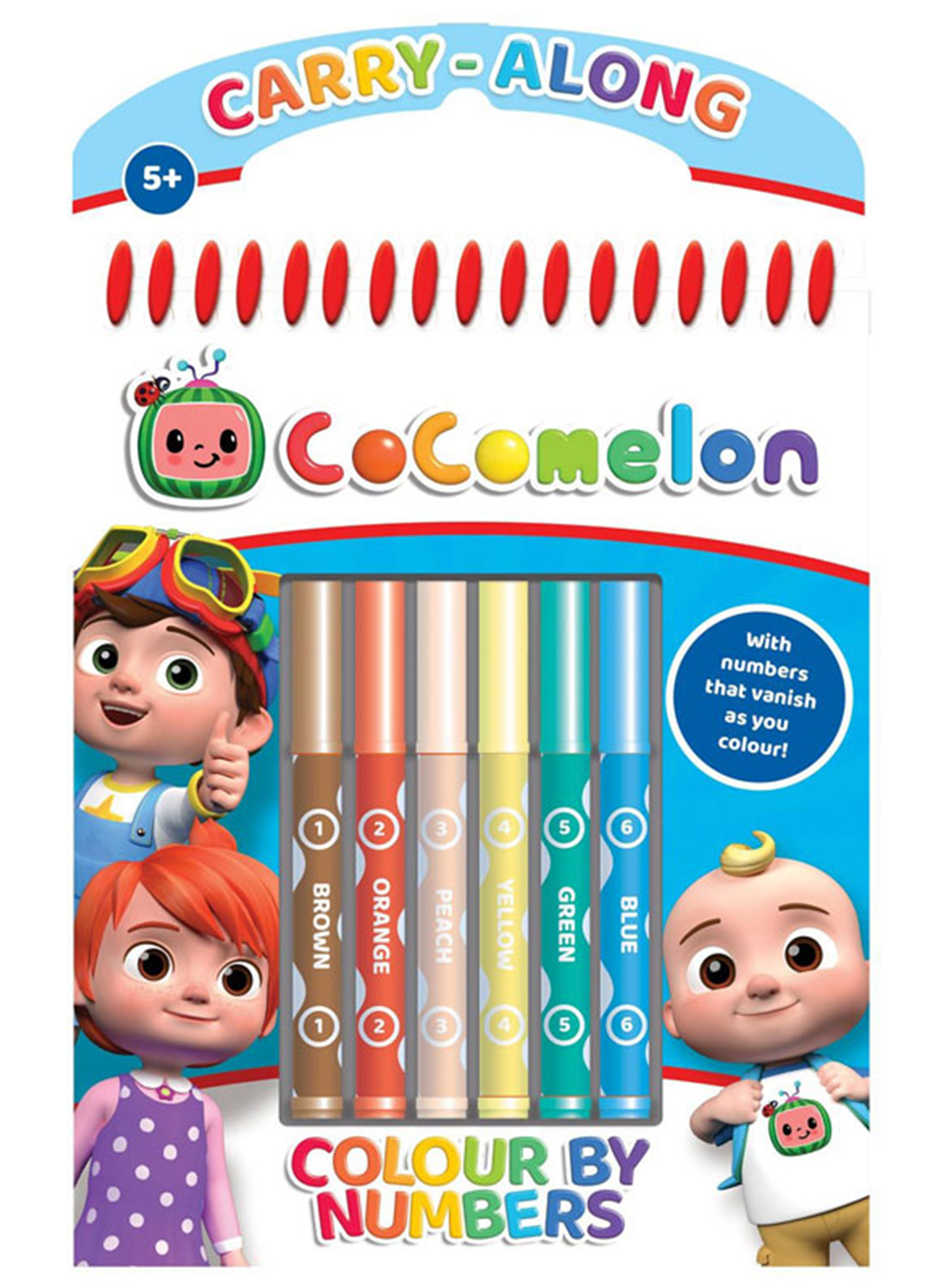 Cocomelon Colour by Numbers Set