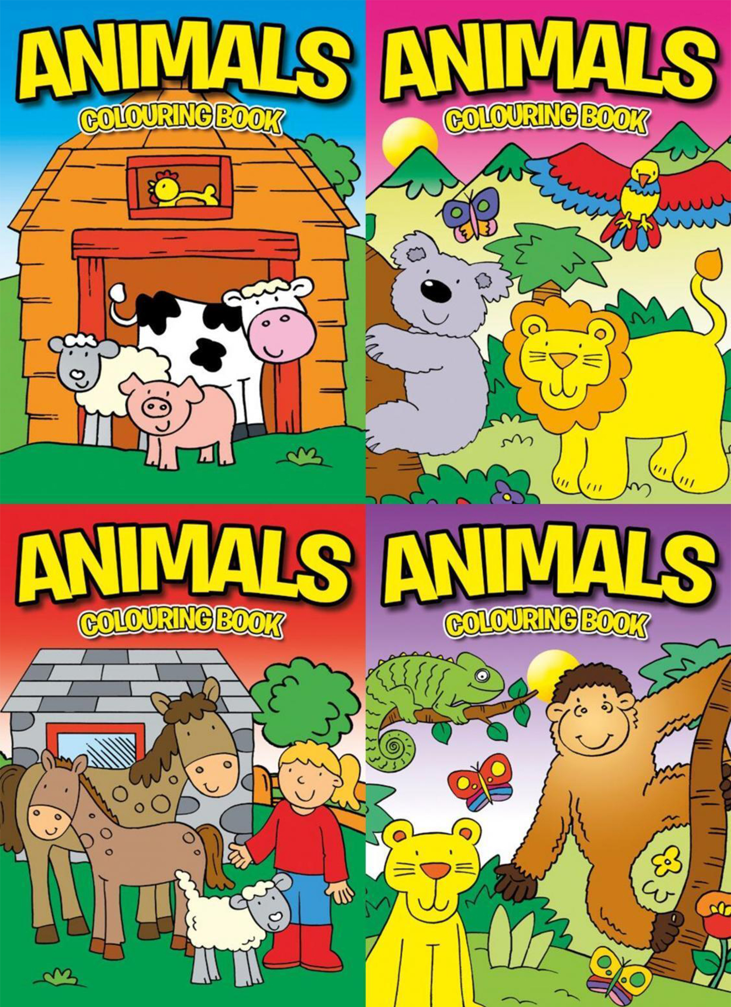 ANIMALS COLOURING BOOKS