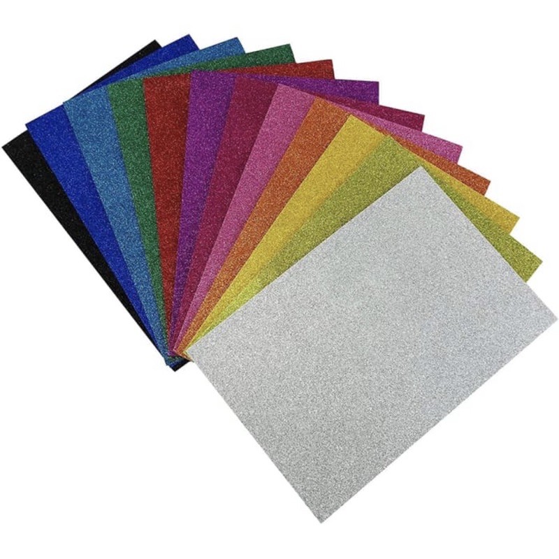 Foam Paper Glitter 50x70