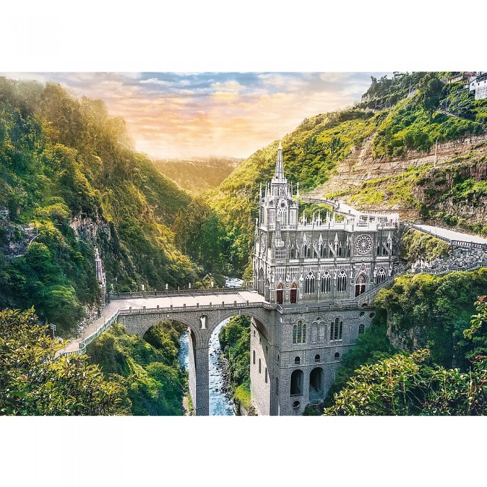 Puzzles -  1000  - Las Lajas Sanctuary. Colombia