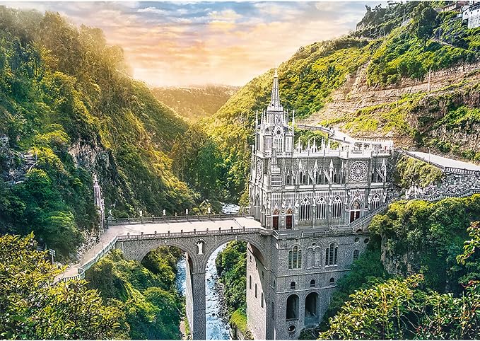 Puzzles -  1000  - Las Lajas Sanctuary. Colombia