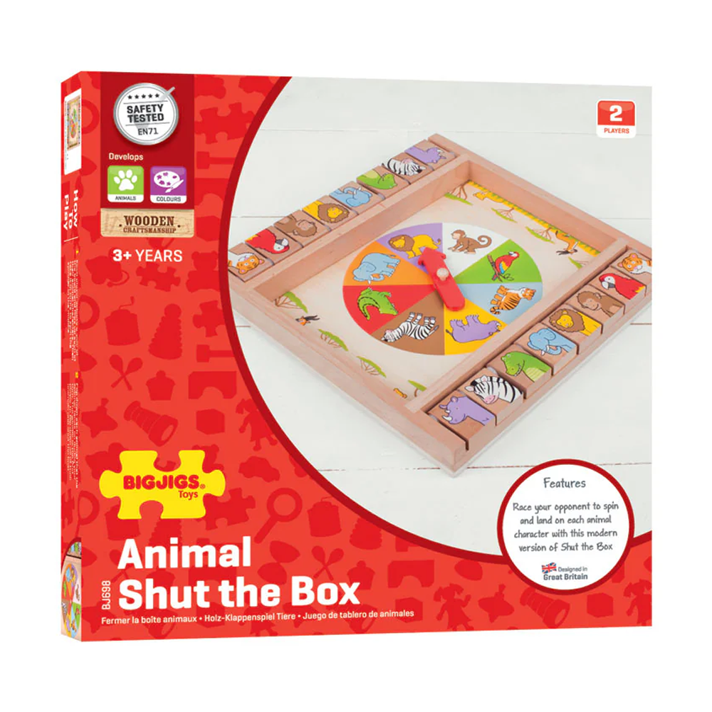 Animal Shut the Box BIGJIGS BJ698