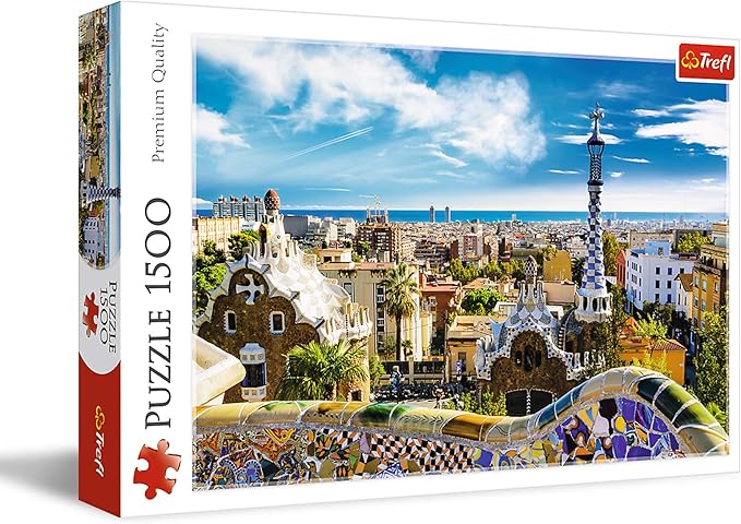Puzzles -  1500  - Park Gu?ell. Barcelona   500 px
