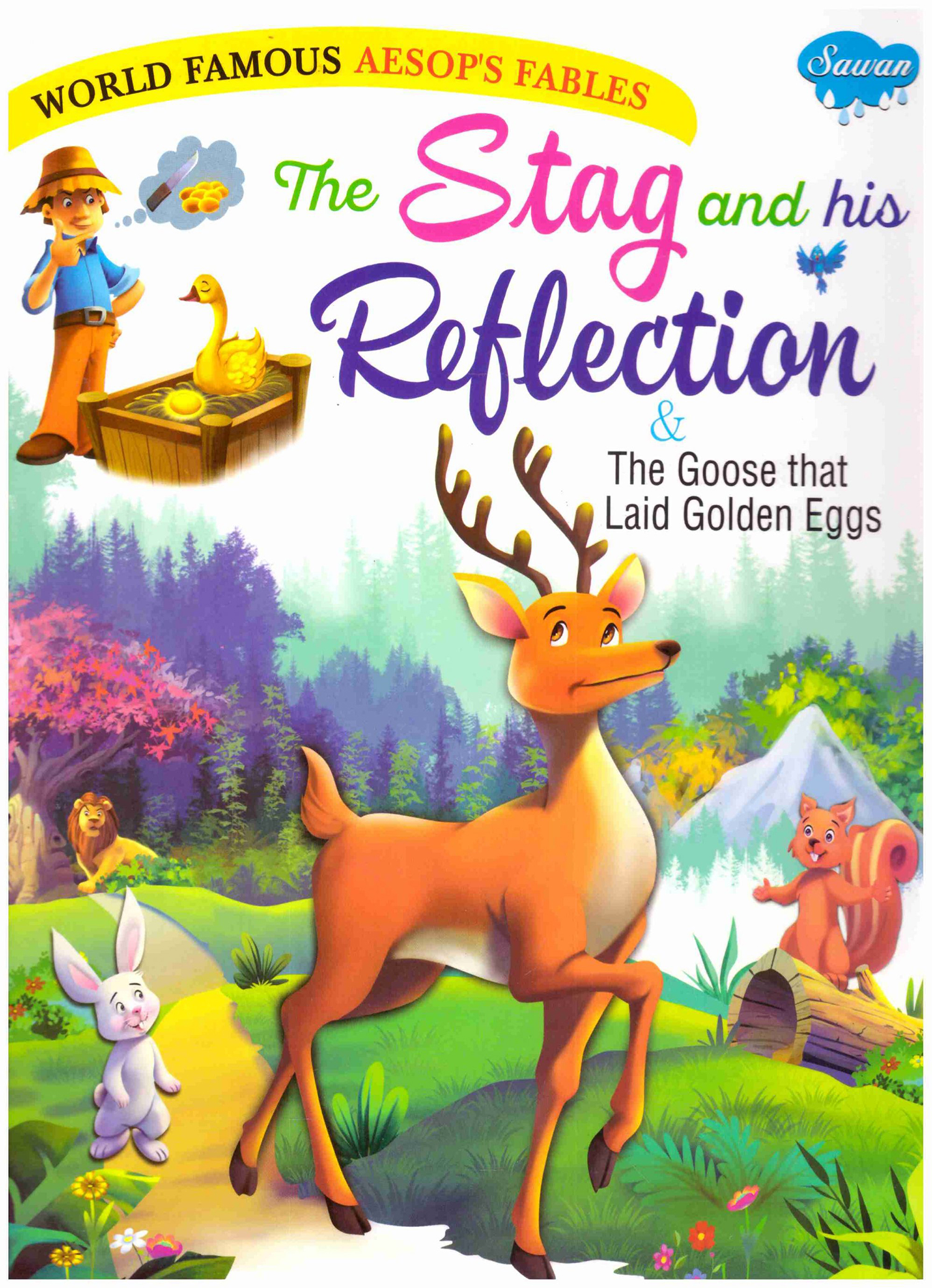 World Famous Aesops Fables: the Stag and The reflection