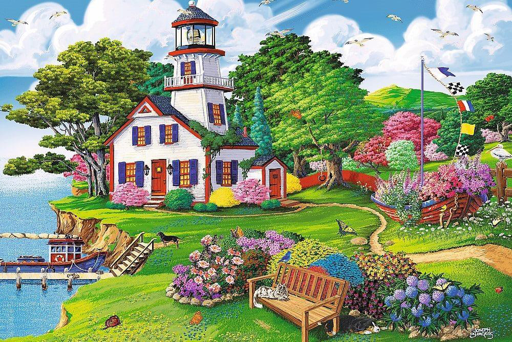 Puzzles 500+1pcs Wooden Puzzles - Summer Haven Trefl 20161