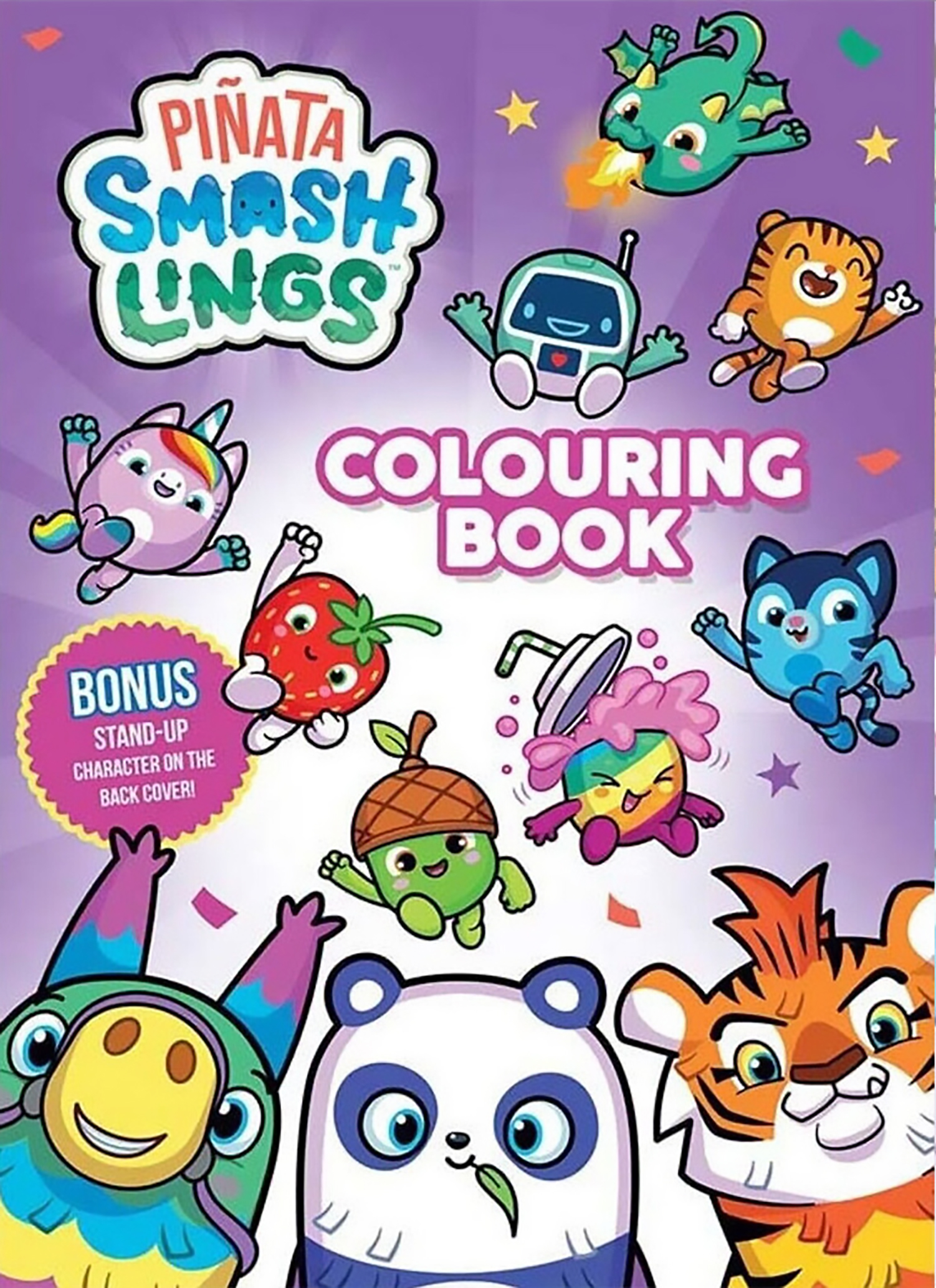 PINATA  SMASHLINGS COLOURING BOOK