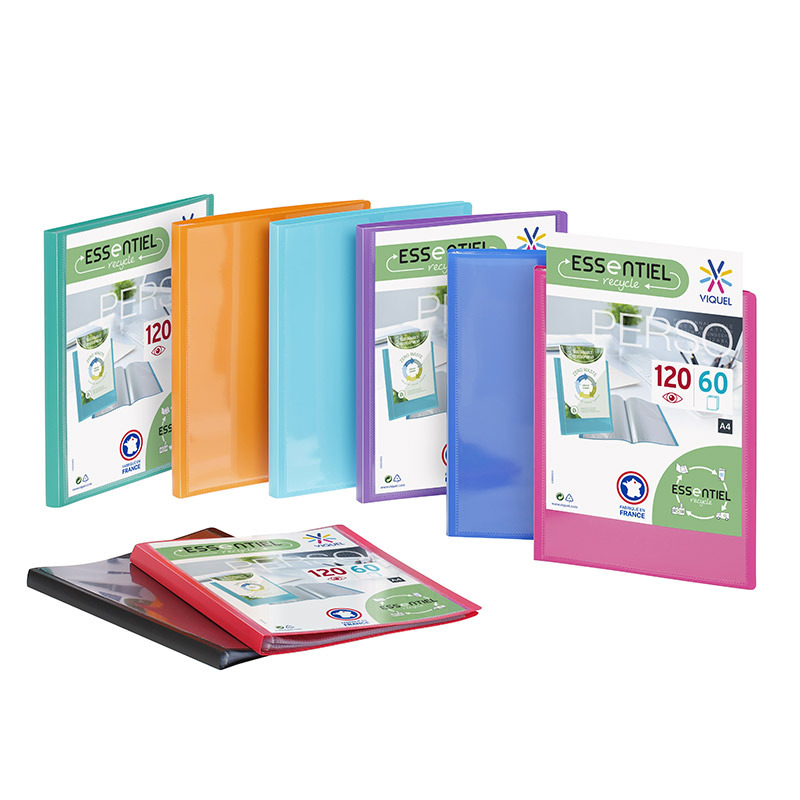 Porte-Vues 160 Vues Personnalisable A4 POLYPROPYLENE - ESSENTIEL VIQUEL 416001
