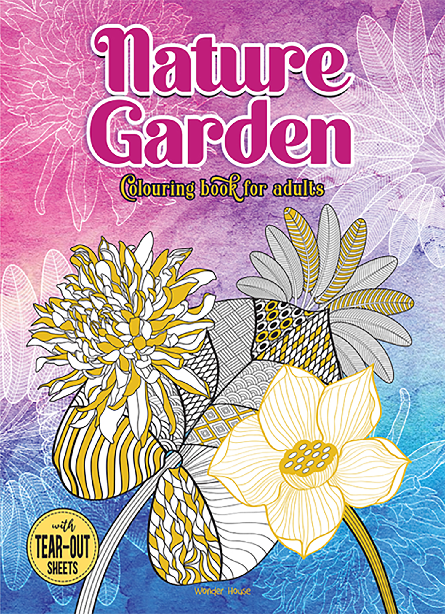 Nature Garden Coloring Book for Adults