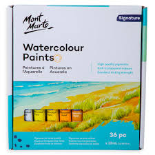 Watercolour Paint 12ml Set Of 18pcs Mont Marte