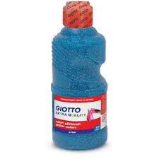 Gouache Glitter 250ml Cyan GIOTTO 531204