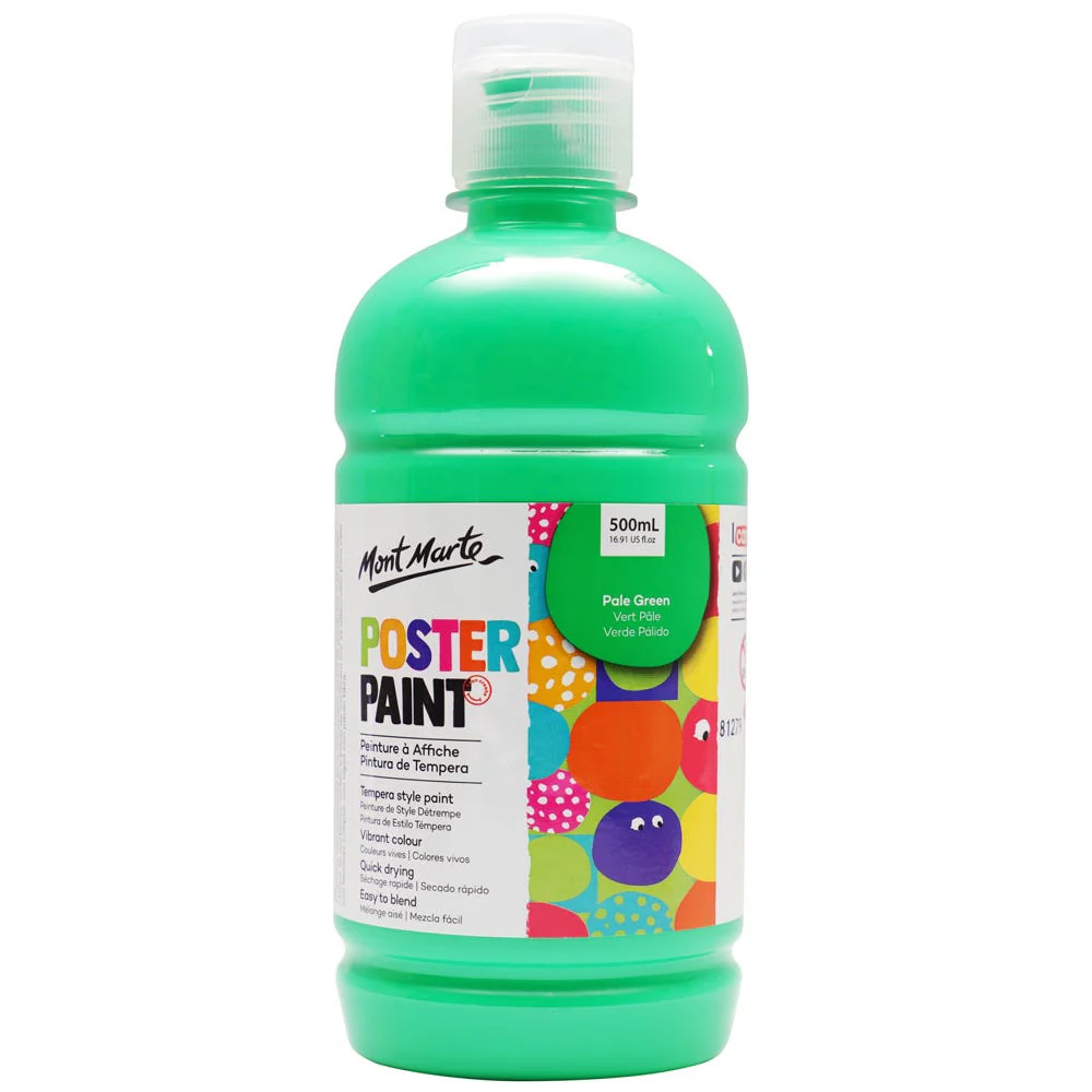 Poster Paint 500ml Pale Green Mont Marte