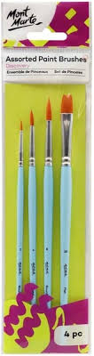 Brush Set Of 4pcs Mont Marte