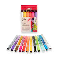 Acrylic Paint Pens Broad Tip Set Of 12pcs Mont Marte