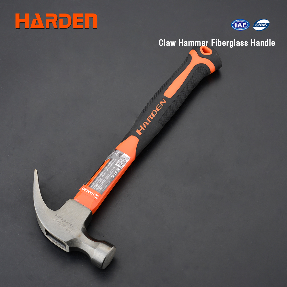 Harden 0.50kg/16oz Claw Hammer Fib/Glss Handle 590215