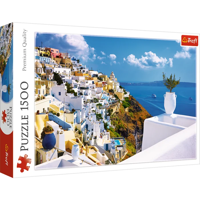 Puzzles -  1500  - Santorini. Greece   Wlodarczyk