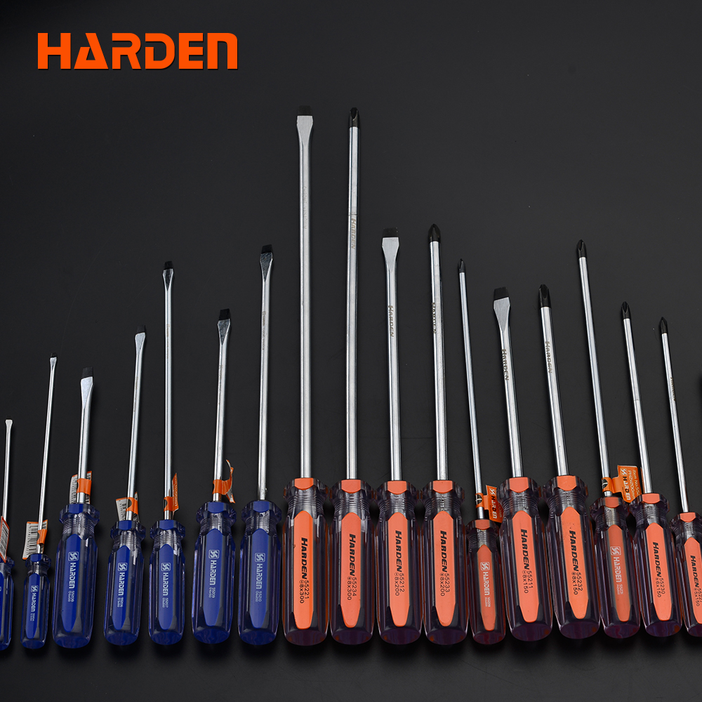 Harden 3X100mm Flat Type Screwdriver 550203