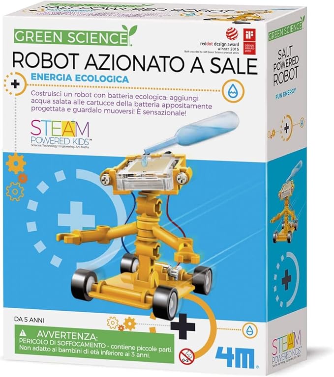 Salt-Powered Robot 4M 3353