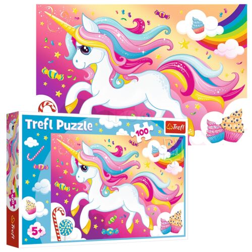 Puzzles  100 Beautiful unicorn / Trefl 16386