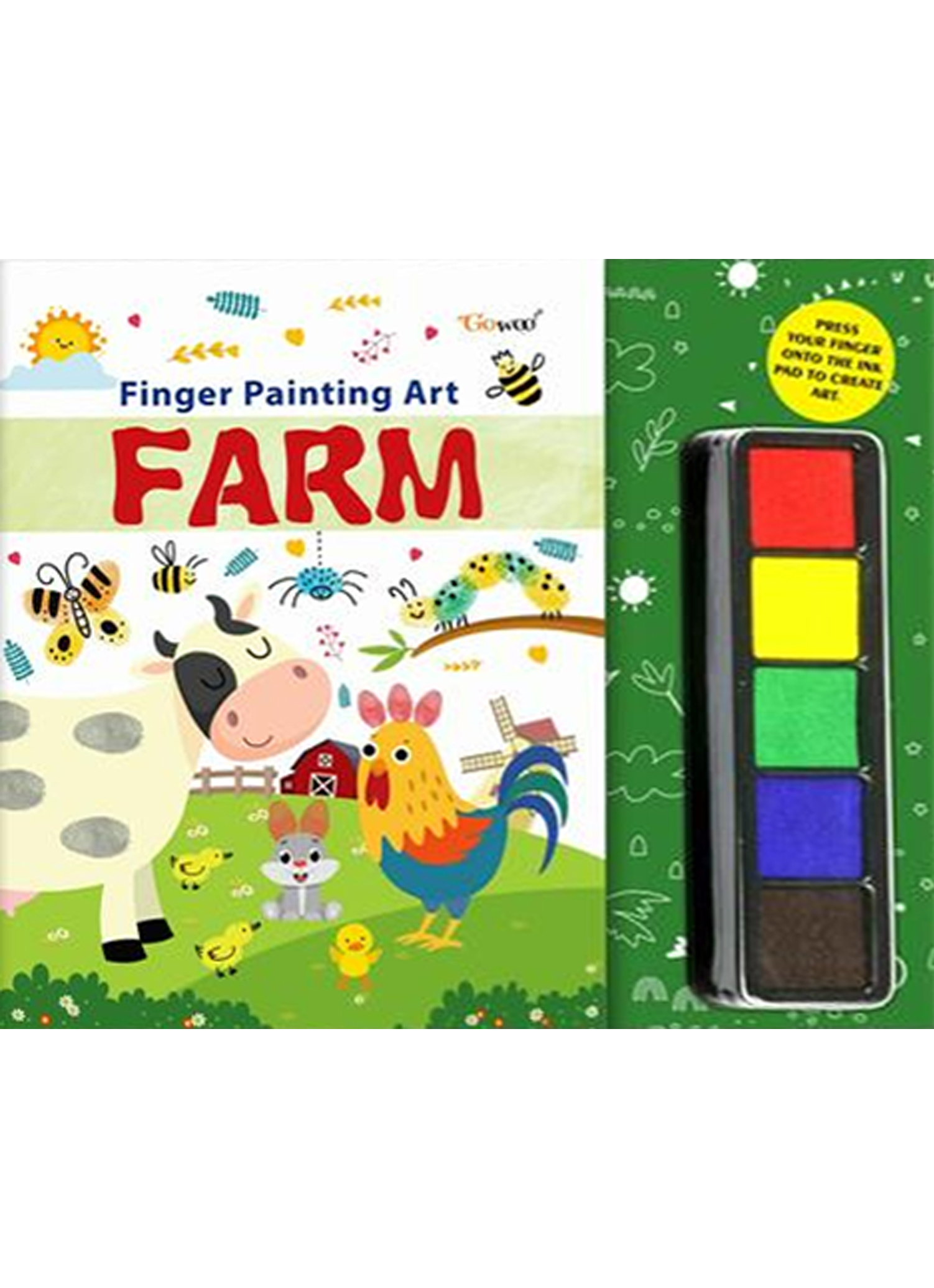Fingerpainting and Painting Art - Farm