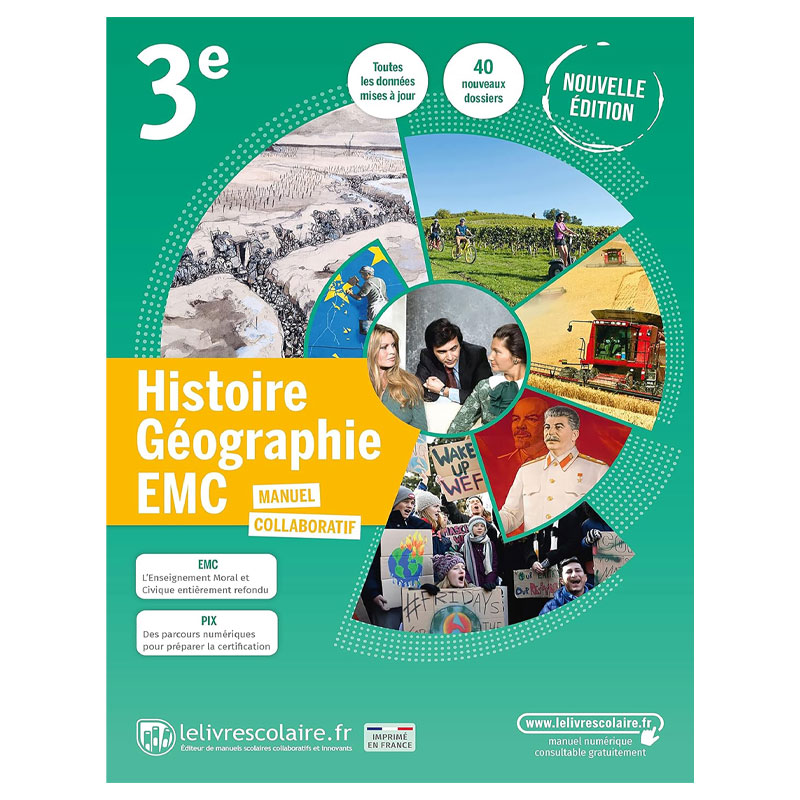 HISTOIRE GEOGRAPHIE EMC 3E ED 2021