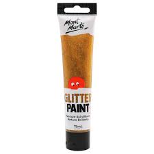 Glitter Paint 75ml Gold Mont Marte