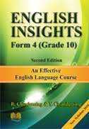 BM - ENGLISH INSIGHTS FORM 4/GRADE 10 2ND EDITION - CHUNDUNSINGH