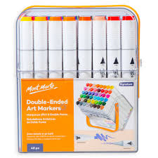 Double-Ended Art Markers Case Of 48pcs Mont Marte