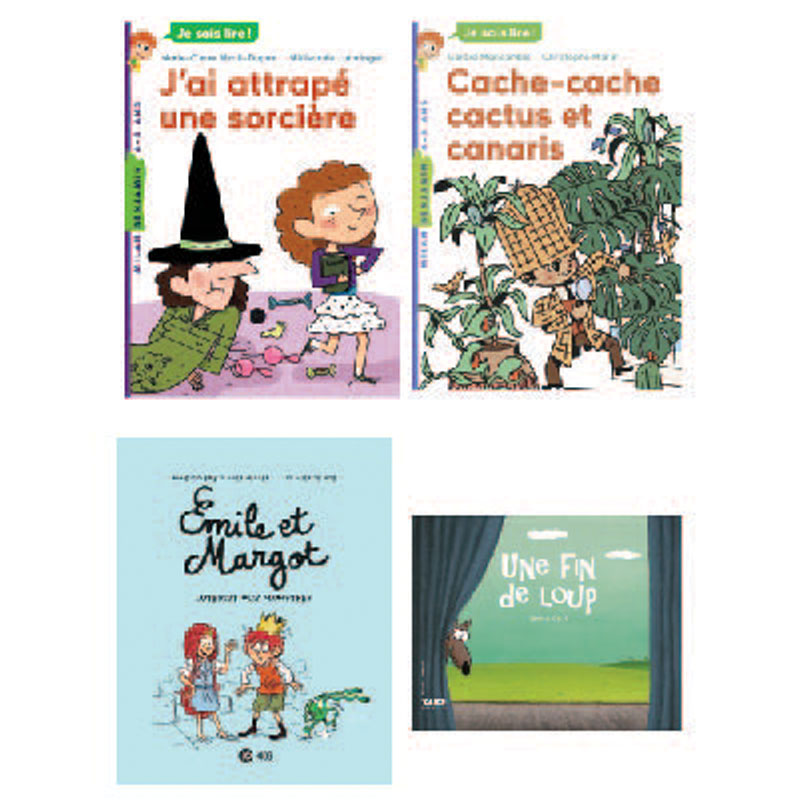 MHF Lecture-Compréhension CE1 - Pack des 4 ouvrages