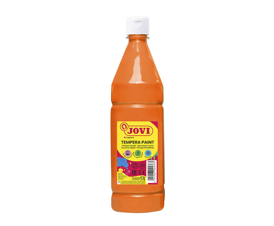 Liquid Poster Paint Bottle 1000Ml Orange 06