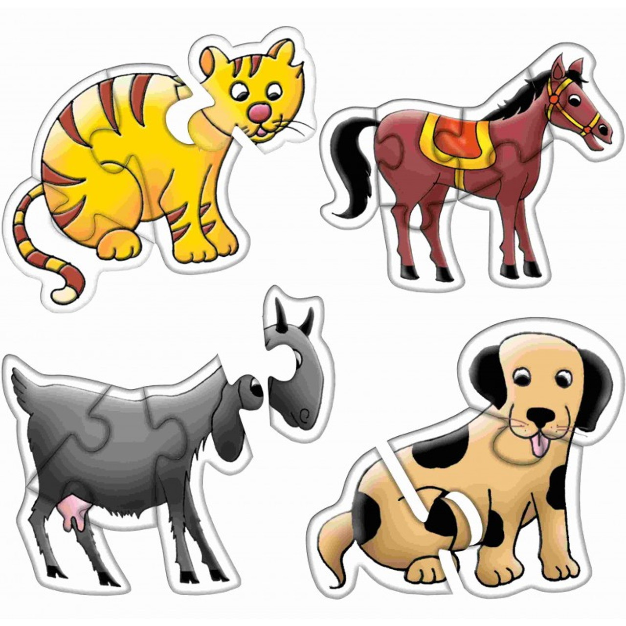 EARLY PUZZLES - DOMESTIC ANIMALS