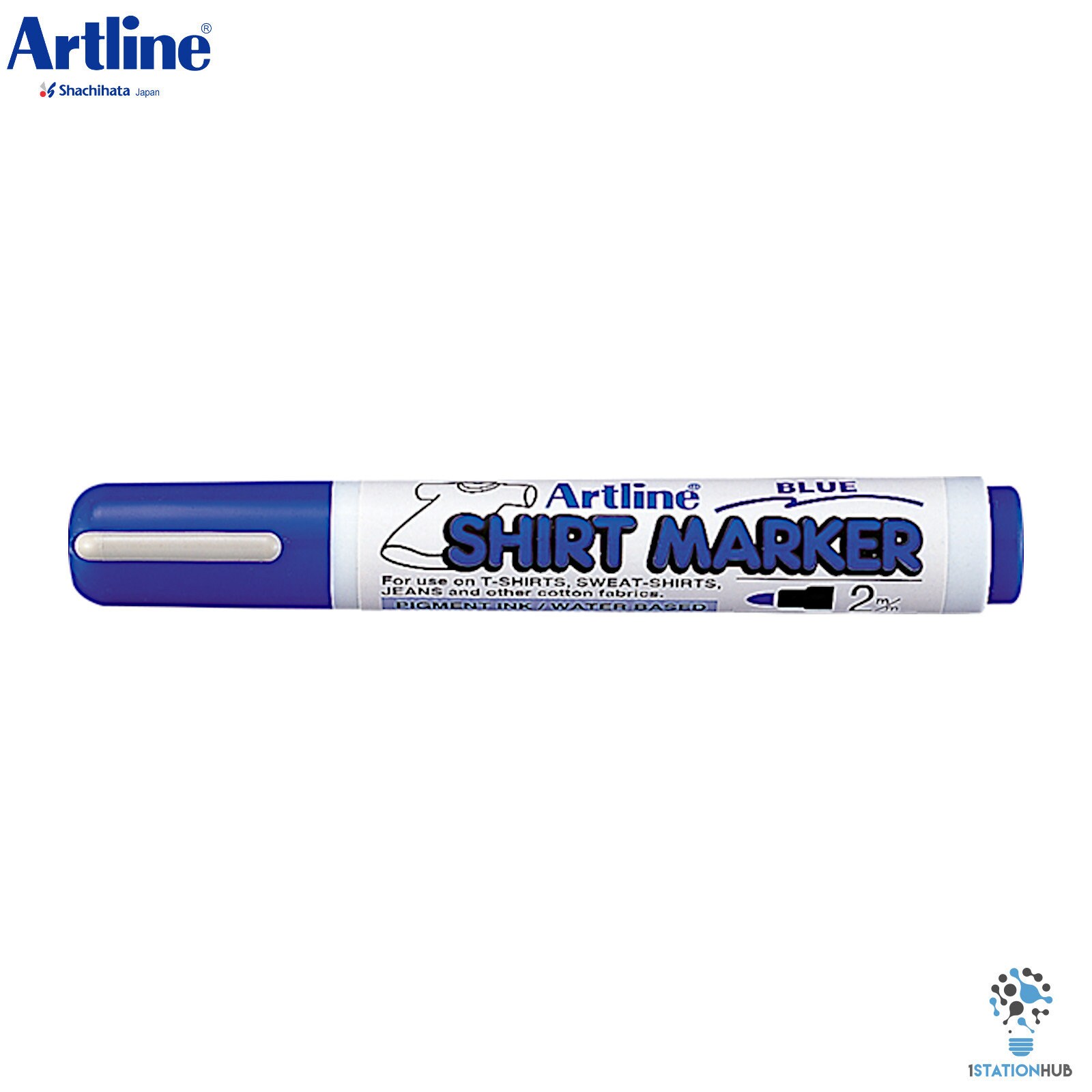 T Shirt Markers 2.0mm Blue Artline Ref EKT2