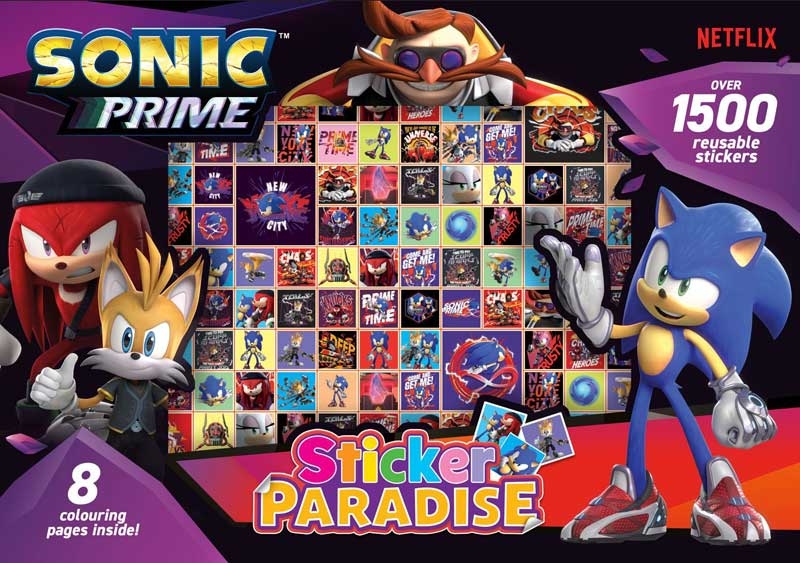 Sonic Prime Sticker Paradise -Alligator