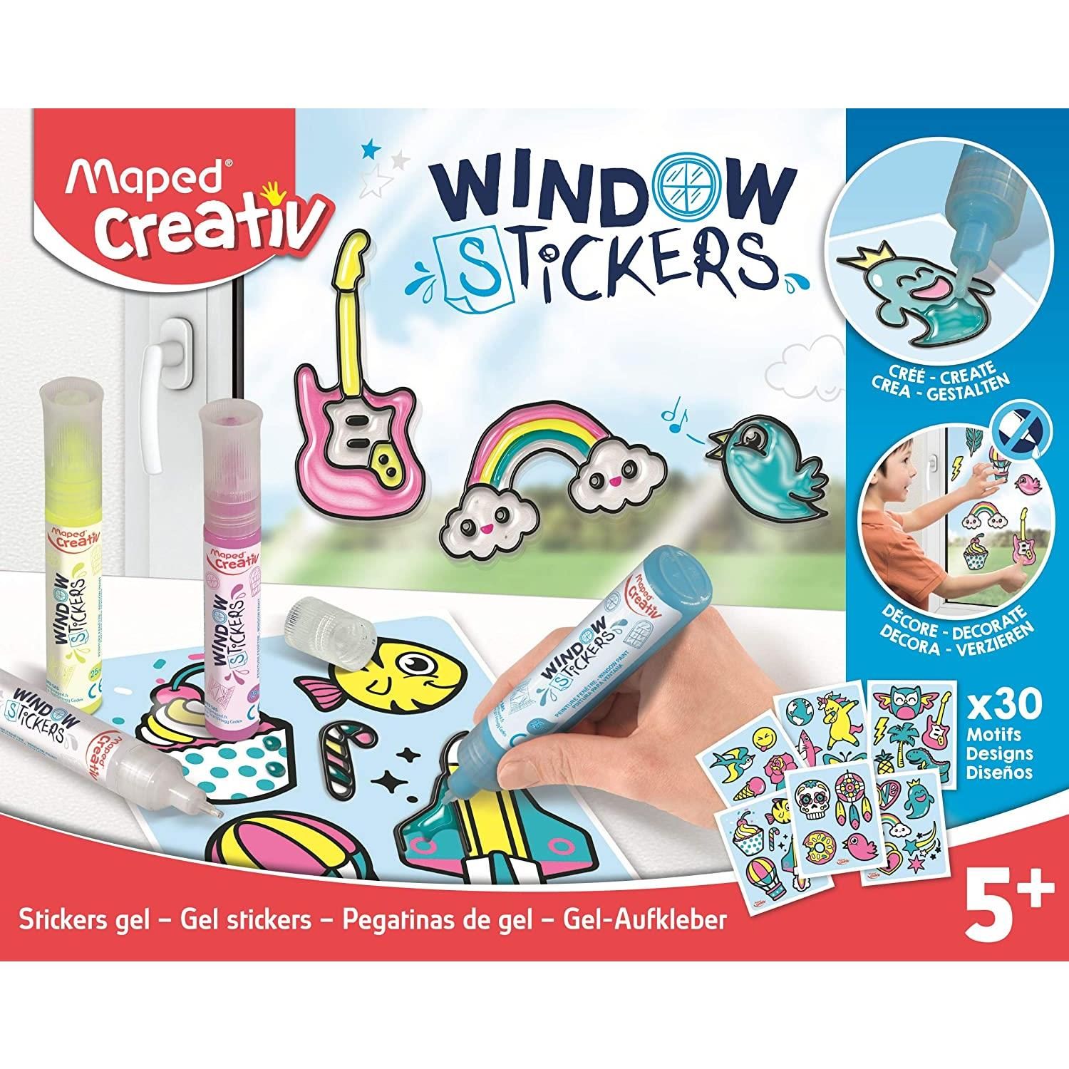 Stickers Gel Color N Stick Boite Carton