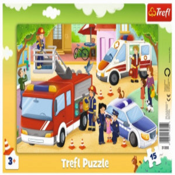 Puzzles  15 Frame  Intervention vehicles 31355