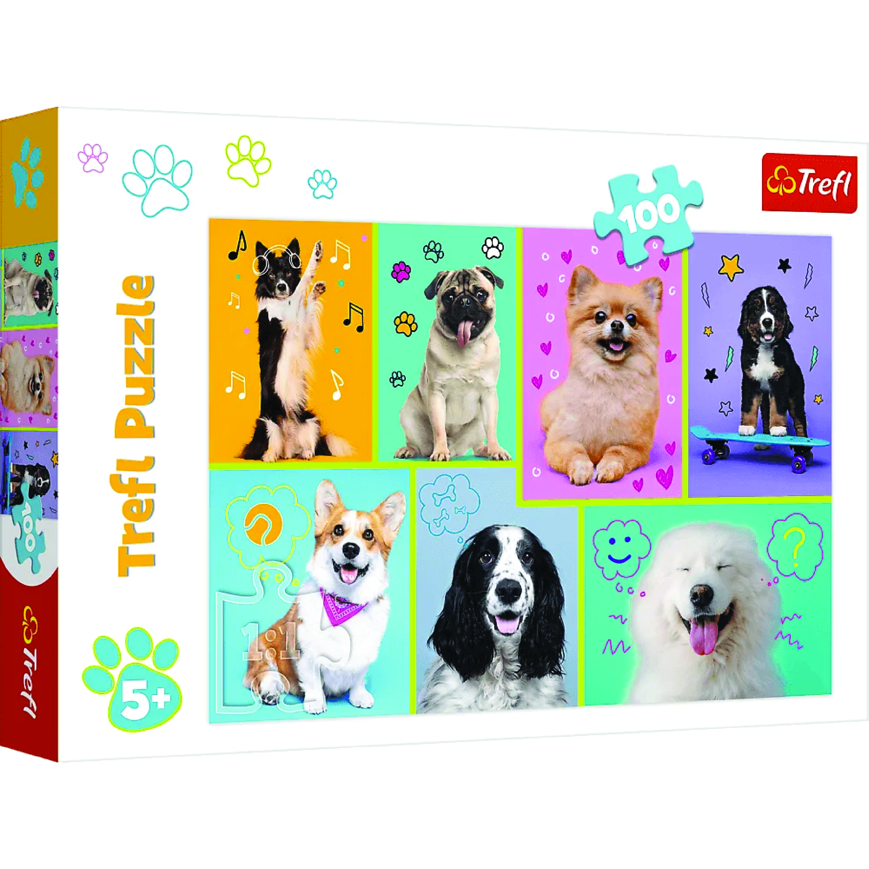 Puzzles 100  In the world of dogs 16421