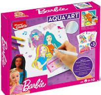 Aqua Art - Tableaux Aquarellables Barbie MAPED 907073