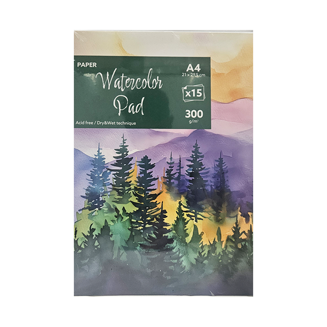 Watercolor Pad Picasso 300 G 24 Sh PADPW300-A4