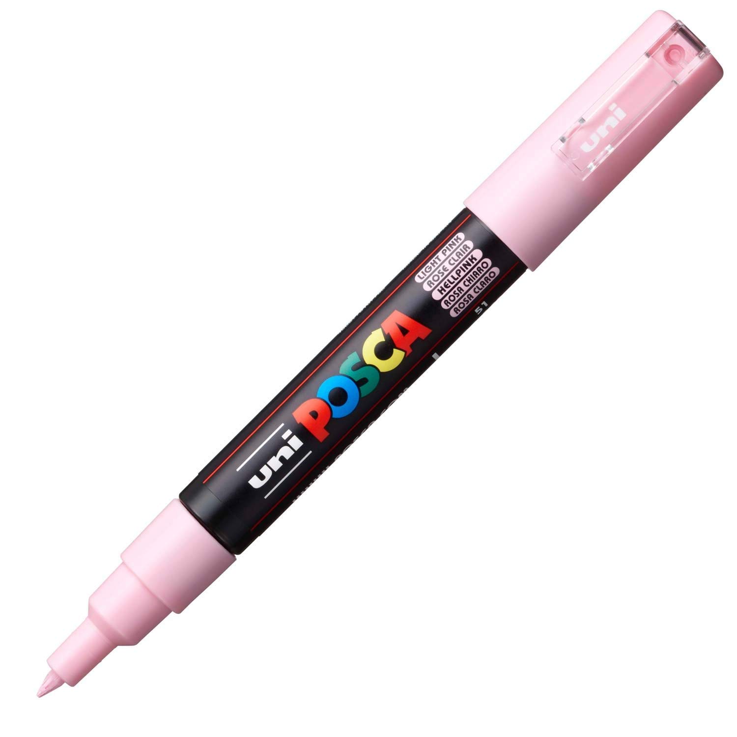 Marker Fine Cone Tip 0.9-1.3mm Light Pink POSCA Uni